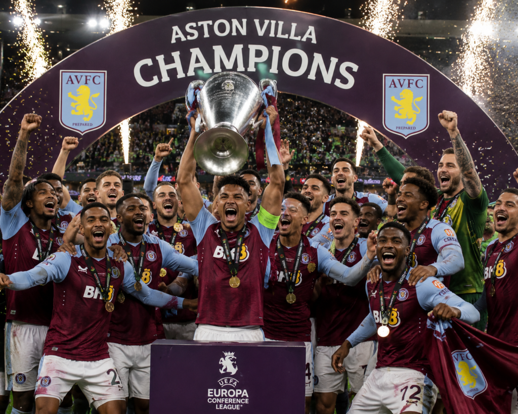 Aston Villa s’impose 3-0 en Europa League Aston villa