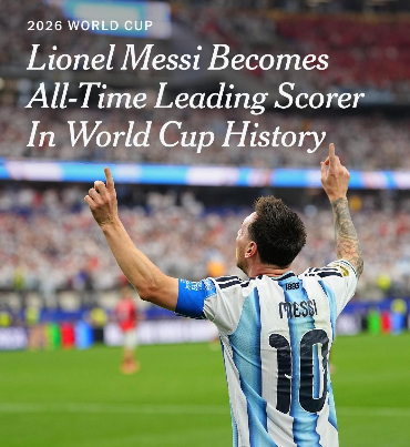 Lionel Messi entre encore un peu plus dans l’histoire : nouveau meilleur buteur de la Coupe du monde Messi L