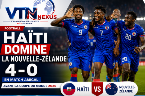 Haïti écrase la Nouvelle-Zélande (4-0) en match amical et envoie un signal fort Equipe nationale